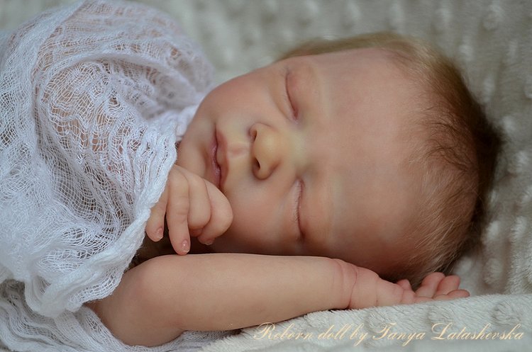 Спящее облачко крошка реборн Denver Rose (фото 3)