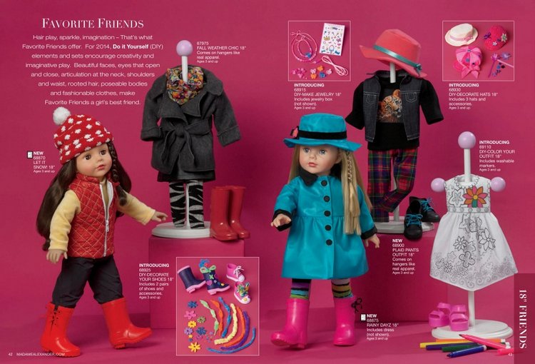 Каталог кукол Madame Alexander 2014 г