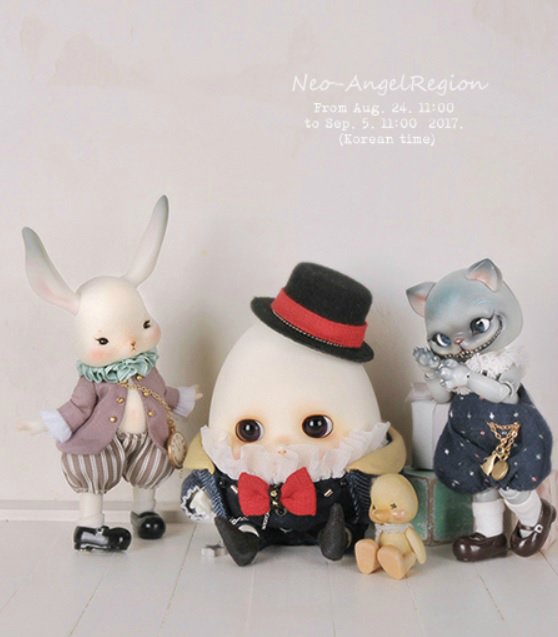 Веселые персонажи Tokki, Gatto и Humpty Dumpty от Neo-AngelRegion (SOOM)
