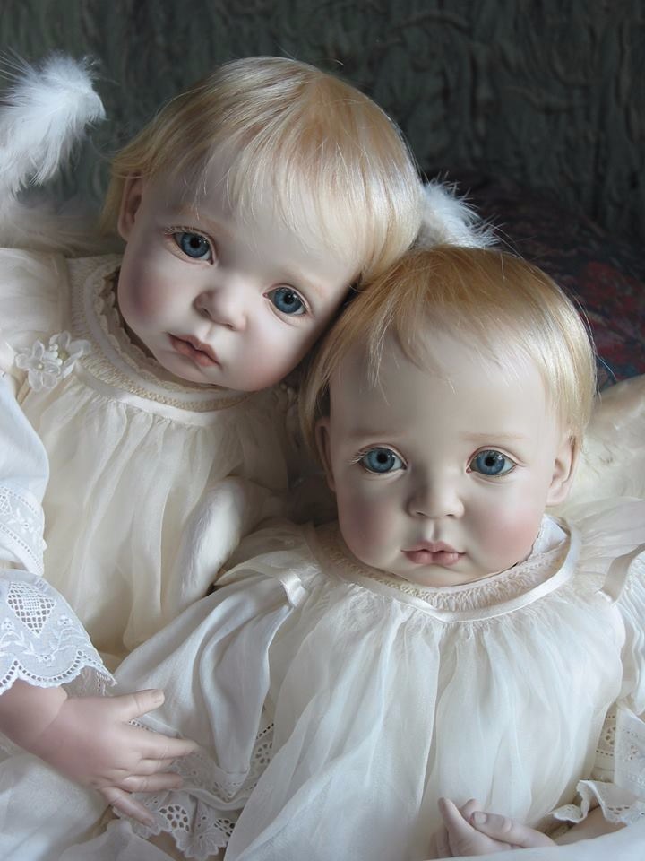 Процесс создания фарфоровых кукол - Джинн Гросс (Jeanne Gross). Часть первая - младенцы (фото 9)