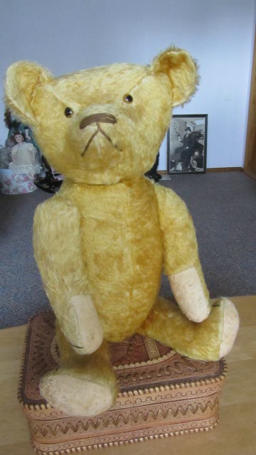 Мишутка набитый соломой — Редкие антикварные куклы и реплики: воск (фото 3)