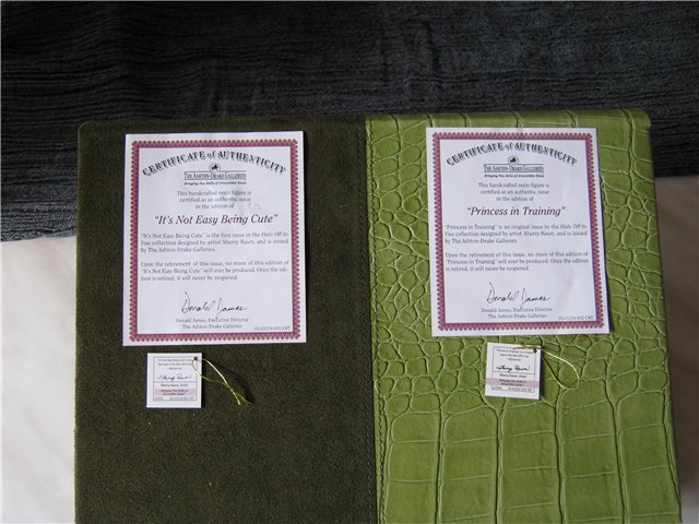 Какие бывают сертификаты у наших куколок