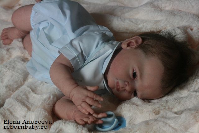 Малыш Джейкоб. Кукла реборн Елены Андреевой (фото 10)