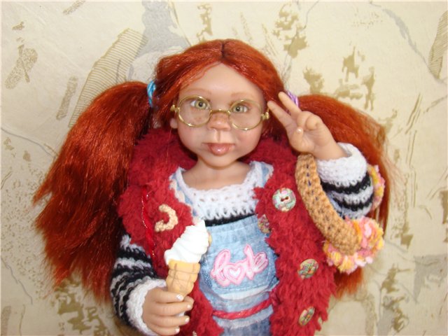Залежавшаяся куколка. Авторская кукла Кондрашовой Ирины