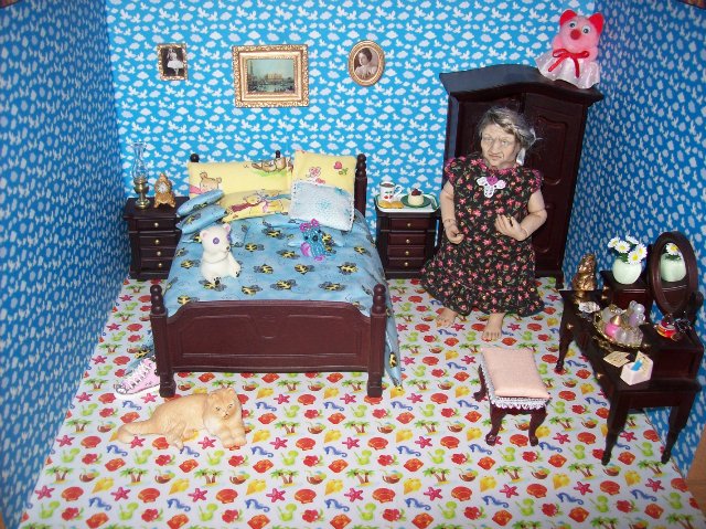 Кукольный дом для Веры Фёдоровны. Миниатюра