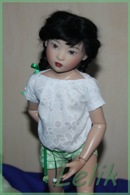 Фисташковое мороженное, или новый наряд для Саффи от Helen Kish