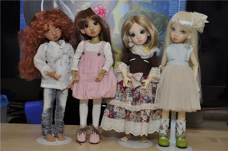 Все в сборе. Моя коллекция кукол от Кайе Виггз формата тини. Заходите, ждем (фото 2)