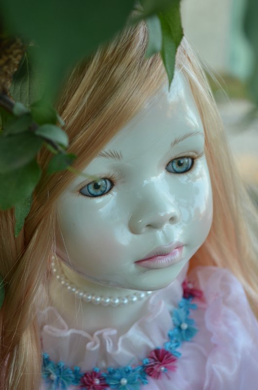 Лунные девочки или необычное творение Ширли (Shirley) - глазурованная кукла Мариэль (Mariele)