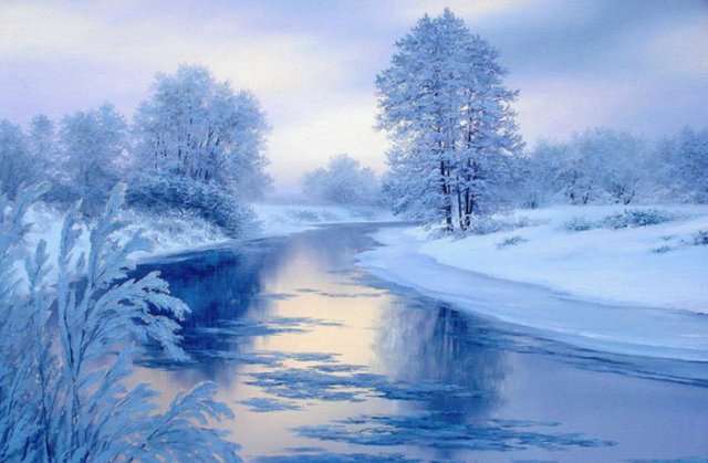 Виртуальная выставка картин "Дыхание зимы"