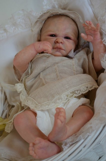 Сыночек Мишель. Автор куклы реборн Маша Силукова (фото 4)