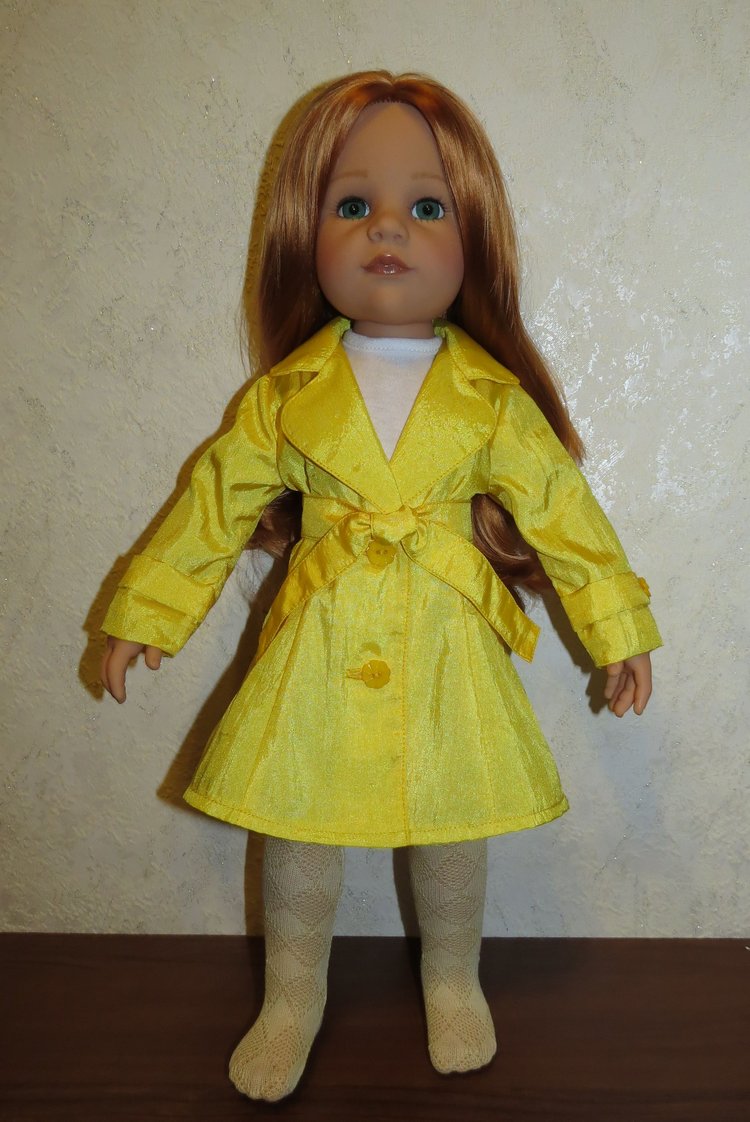 Мастер класс по пошиву плащика для куклы, выкройка