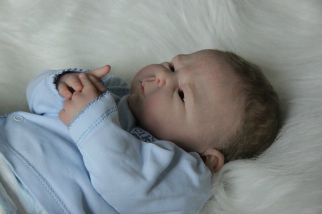 Ноэльчик... очень серьезный малыш... Куколка реборн Вишни Виктории