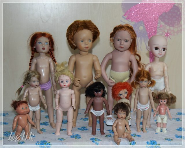 Моя лепта в сравнении кукол