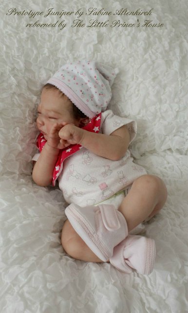 Прекрасная спящая белоснежка Прототип молда Juniper kit by Sabine Altenkirch