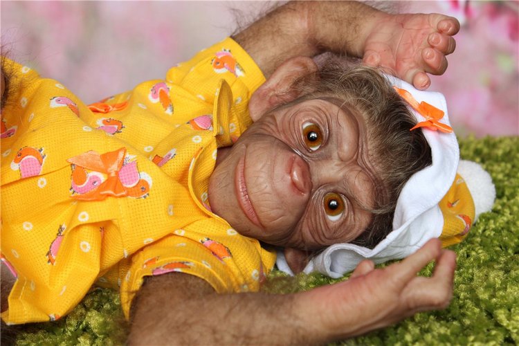 Мартышка номер два. Кукла реборн Светланы Преображенской