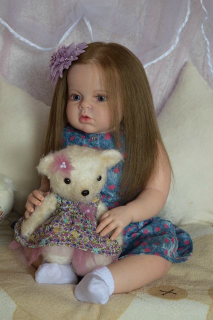 Моя первая большая девочка реборн Ариша