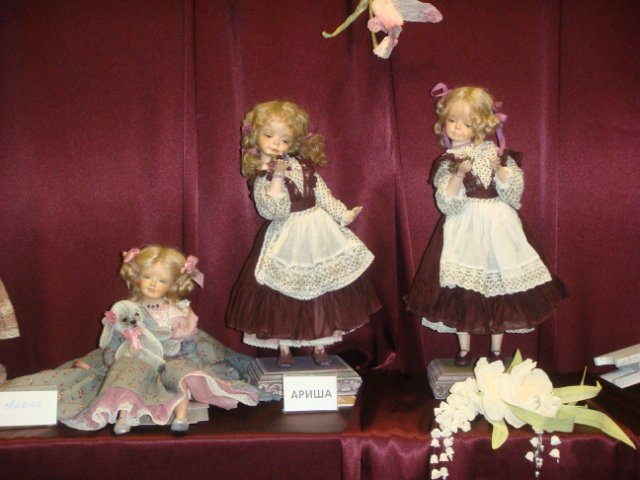Ещё картинки с выставки... XI Международный Салон кукол на Тишинке в Москве 2015. Фото (фото 8)