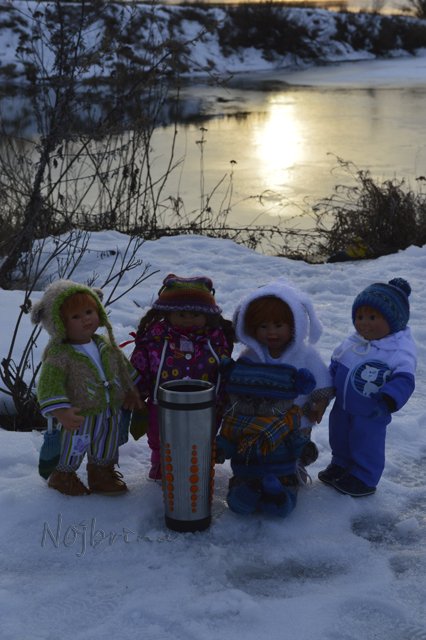 Двое в санках, не считая кота...Вихтели Rosemarie Anna Muller