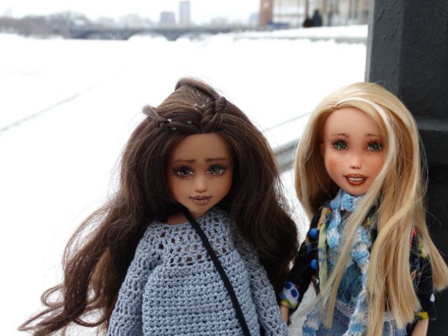 Прогулка с любимыми куколками