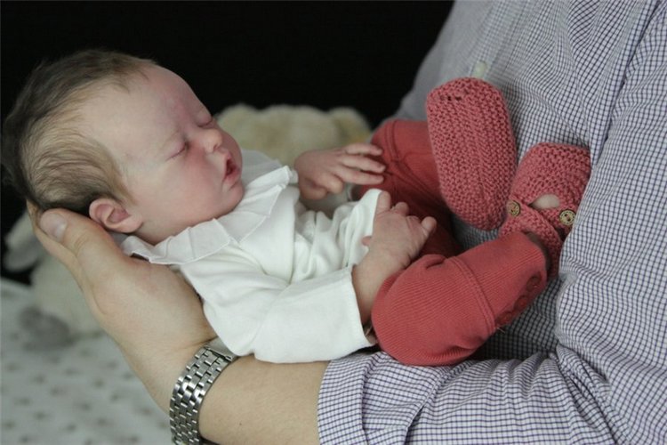 Удивительно реалистичная кукла реборн Елены Киприяновой. Молд Emma by Natalie Scholl