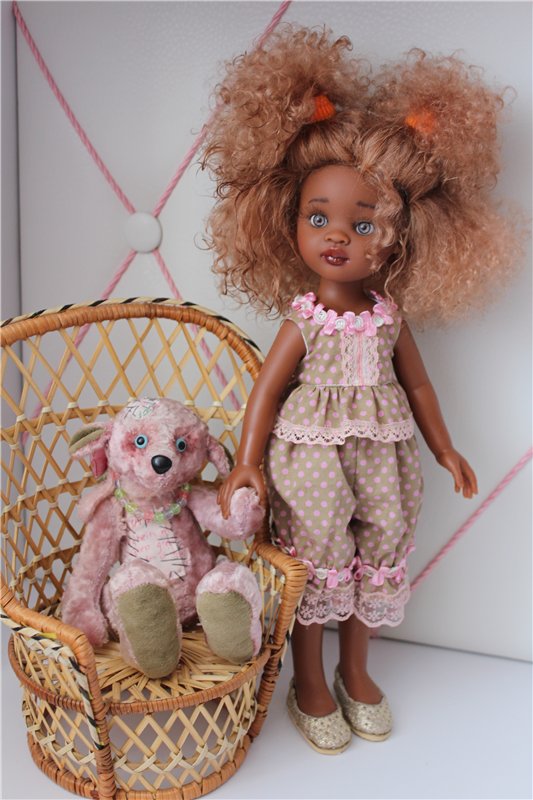 Еще одна переделочка. ООАК куклы Паоло Рейна. Мулатка