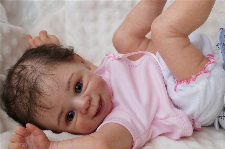 Еще одна улыбашка. Кукла реборн Наталии Коноваловой (фото 8)