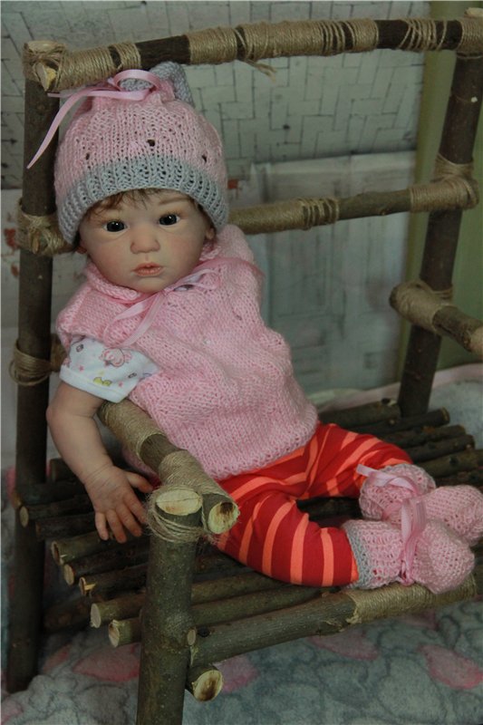 Малышка Карина. Куколка из молда Maike от Gudrun Legler