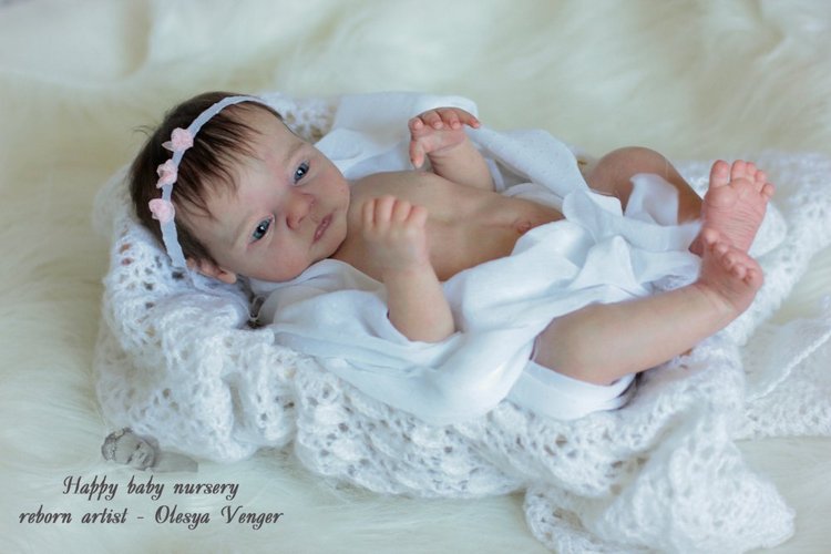 Моя Кирочка. Ненаглядная моя крошечка. Кукла реборн Олеси Венгер