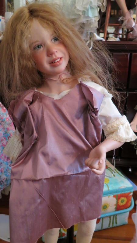 А ля "французкое старинное" платье для Ханночки (фото 3)