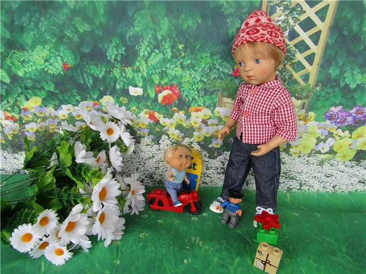 Все из нашего района уважают почтальона. Люк Sylvia Natterer и его набор Лего Дупло 5638 "Почтальон" (фото 10)