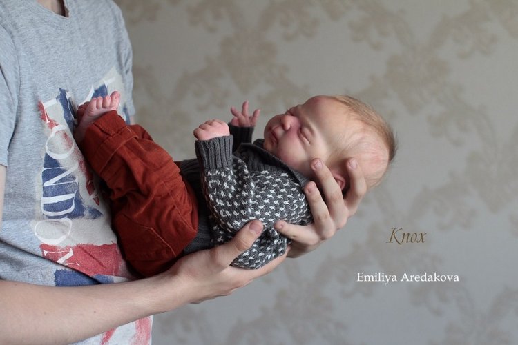 Мой реалистичный малыш реборн из молда Knox. Кукла Эмилии Аредаковой (фото 10)