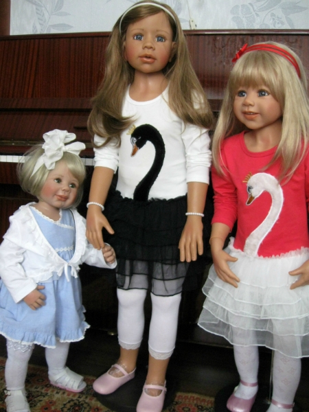 Мои прекрасные лебеди или примеряем новые наряды (фото 2)