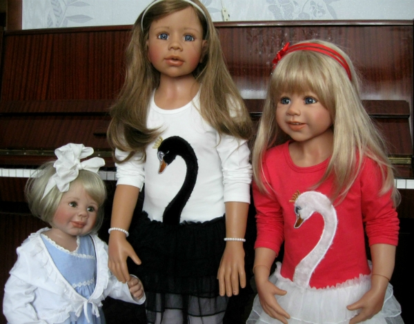 Мои прекрасные лебеди или примеряем новые наряды (фото 3)