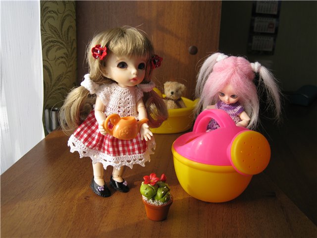 Две подружки. Девочки БЖД - Элис и Сосенка Пин