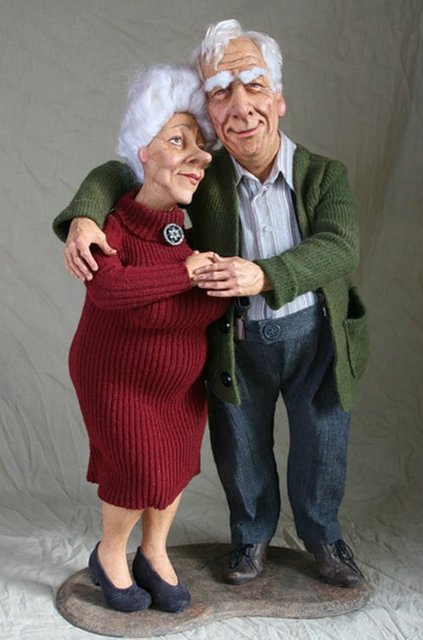 «Красота страшная сила!» Портретные куклы Фаины Раневской, выполненные разными авторами (фото 2)