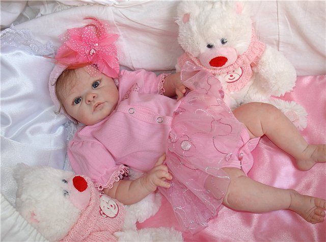 Малютка Джилл. Кукла Реборн из молда Джилл (Adrie Stoete) | Бэйбики Малютка Джилл. Кукла Реборн из молда Джилл (Adrie Stoete)