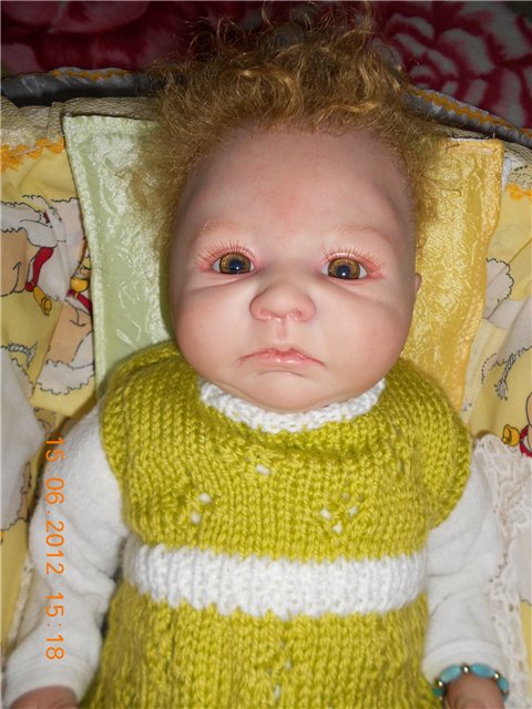 Моя новая вязалочка для малышки реборн (фото 2)