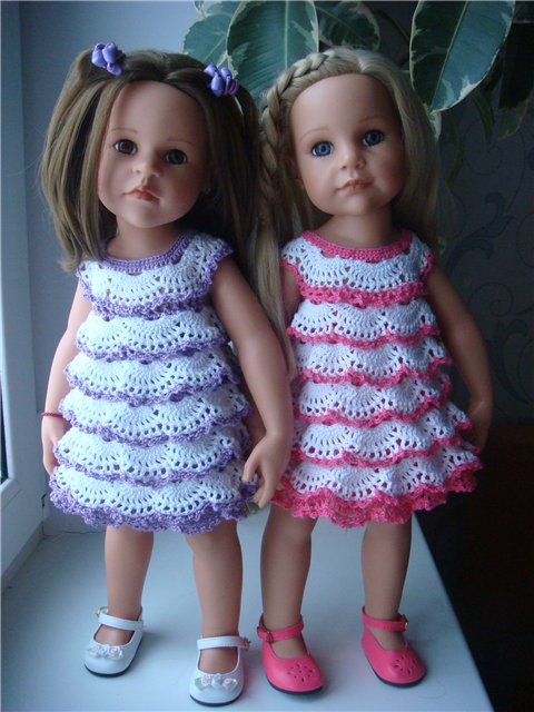 Дефиле моих девчонок или одежда для кукол Gotz своими руками (фото 2)