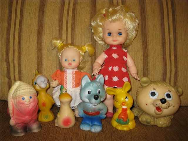 Неожиданный подарок — Игрушки СССР и советского детства: резиновые