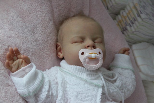 Спящая крошка НОА. Куколка реборн Виктории Вишни