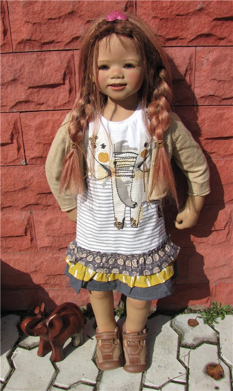 Вспоминая теплые дни. Полуденные танцы кукол Annette Himstedt