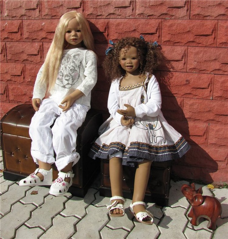 Вспоминая теплые дни. Полуденные танцы кукол Annette Himstedt