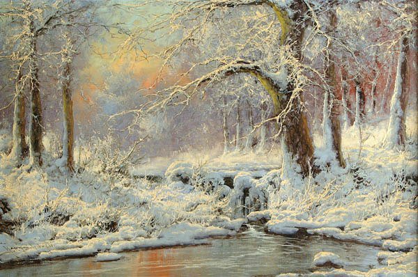 Виртуальная выставка картин "Дыхание зимы"