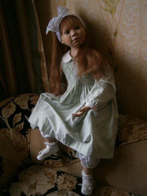 Люсинда, фарфоровая куколка Кристин Оранж