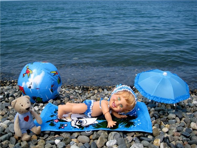 Море, солнце и Натуся или отдых в Сочи! Натали кукла Galoob baby face | Бэйбики Море, солнце и Натуся или отдых в Сочи! Натали кукла Galoob baby face