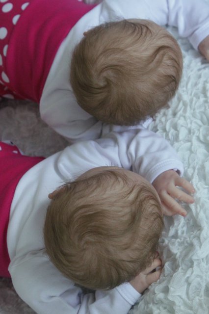 Одинаковые дочки... Куколки реборн Виктории Вишни