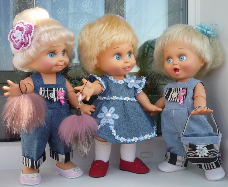 Показ мод №2 для кукол Galoob Baby Face (фото 8)