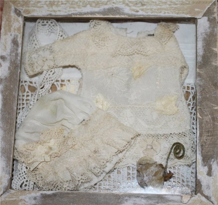 Новый наряд мигнонетт. Антикварная куколка Armand Marseille