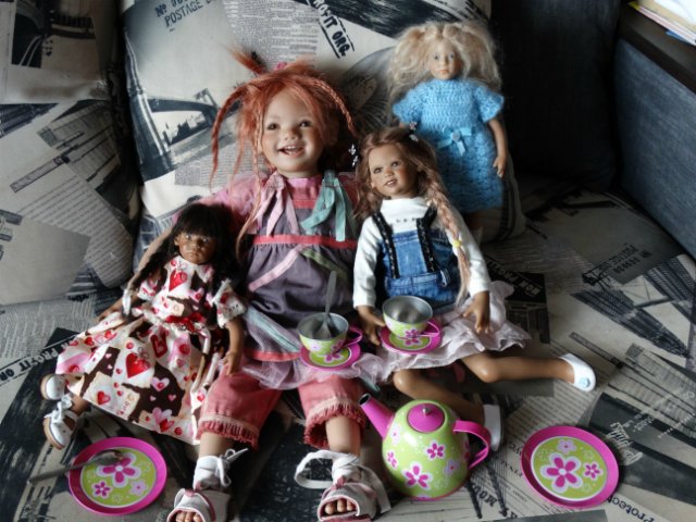 Что мне снег, что мне зной. Кукла Annette Himstedt