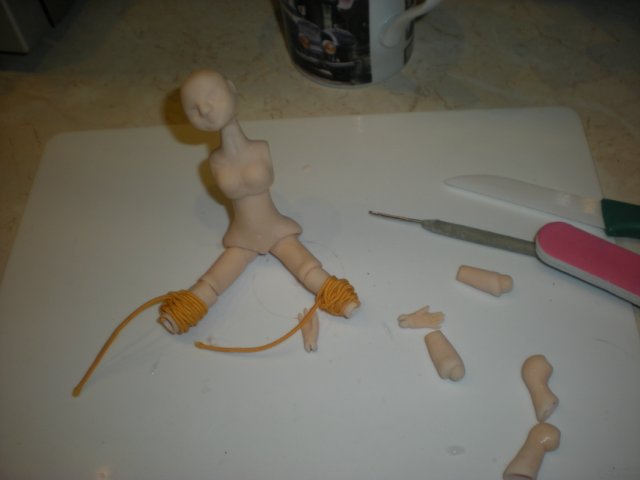 Очередная "моя первая шарнирная кукла" (фото 9)